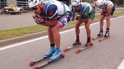 Matteo tanel e laura mortagna si aggiudicano sul cermis la coppa del mondo di skiroll 2019