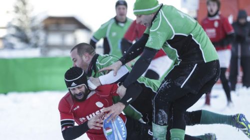 Le squadre straniere dominano la quinta edizione dello Snow Rugby di Tarvisio