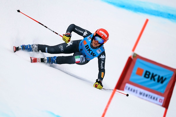 Marusa Ferk apre il superg valido per la seconda combinata di Crans Montana. Numero 7 Holdener, 9 Brignone. Assente Vonn