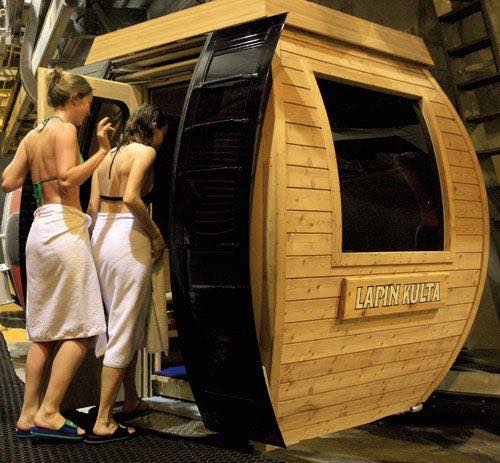 In Finlandia la prima cabinova-sauna del pianeta!