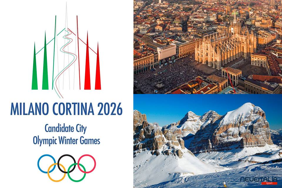 Svelato il logo della candidatura Milano-Cortina 2026