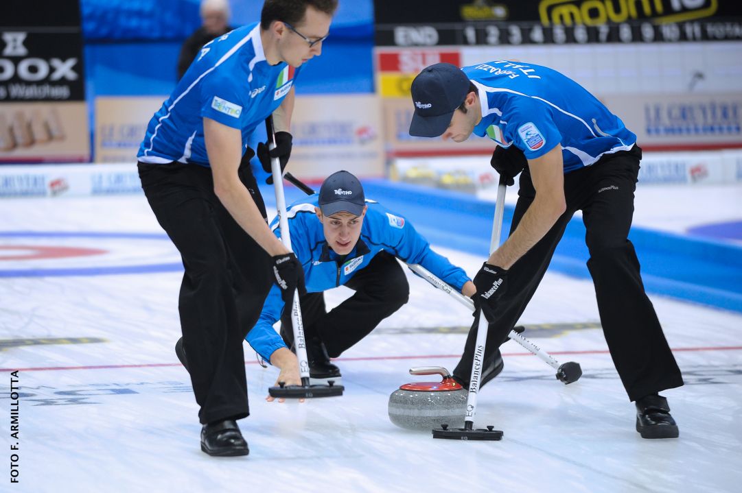 Con Mosaner da skip l'Italia ritrova la vittoria ai Mondiali di curling