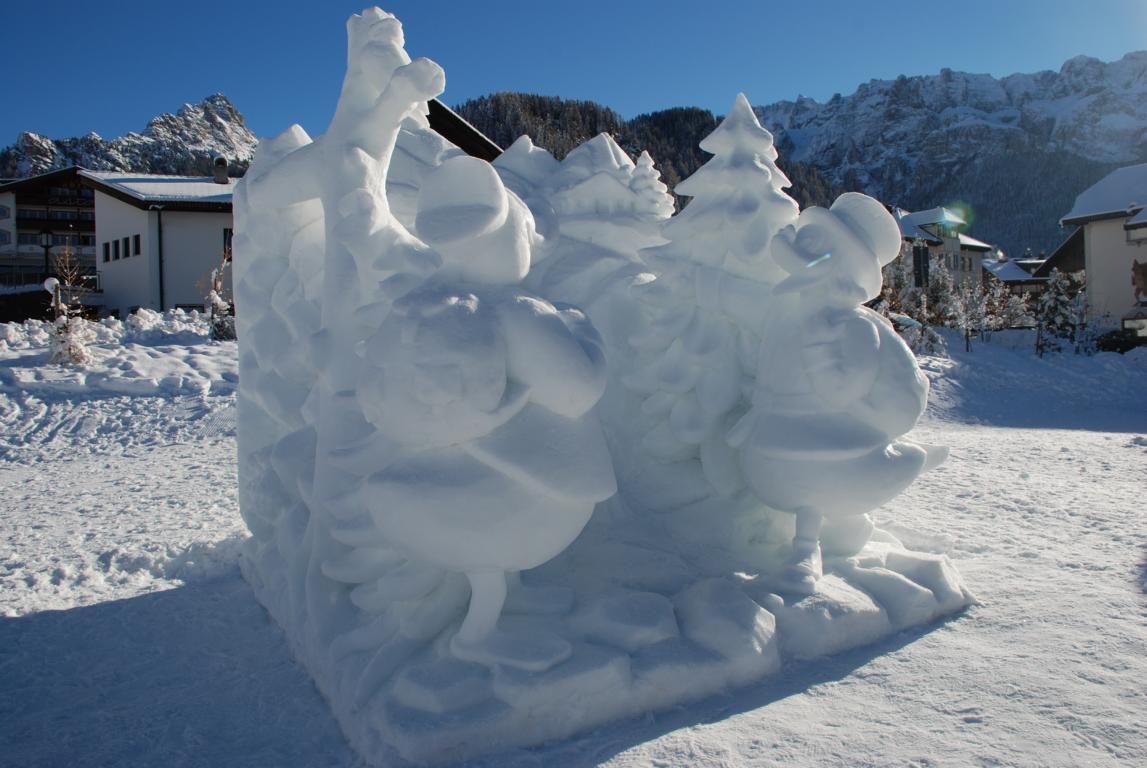 Meravigliose creazioni di neve possono essere ammirate a Selva nei mesi di dicembre e gennaio.

www.valgardena.it