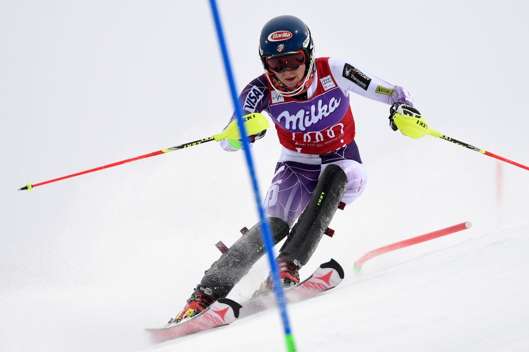 La solita Mikaela Shiffrin domina la prima manche dello Slalom di Levi