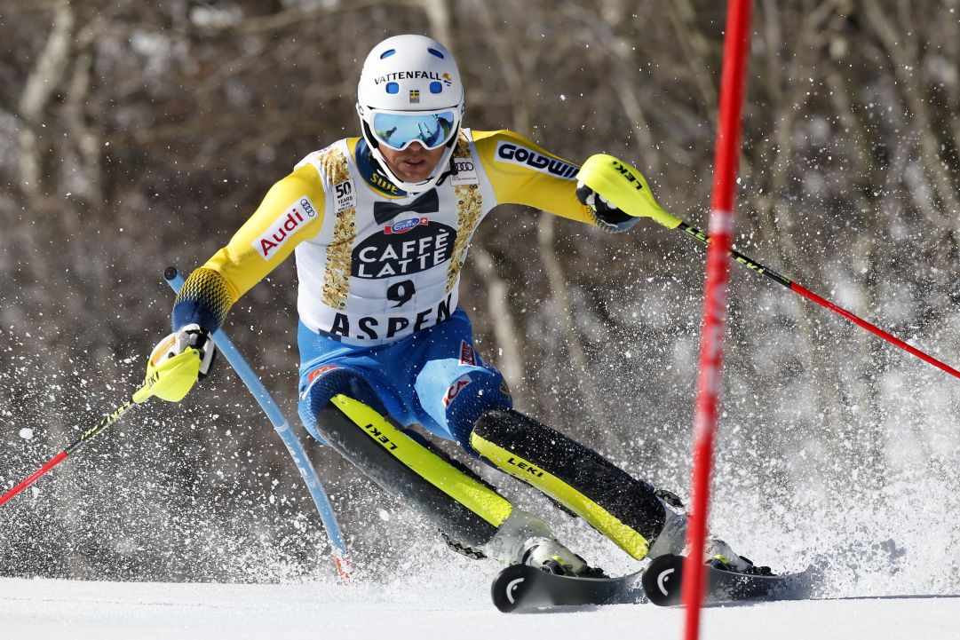 Andre Myhrer chiude in bellezza vincendo lo Slalom di Aspen