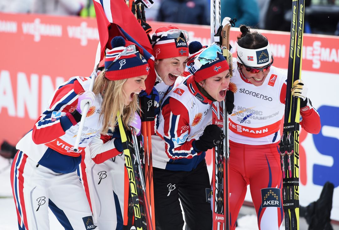 La Norvegia torna padrona, terzo oro consecutivo ai mondiali nella Staffetta 4x5 Km