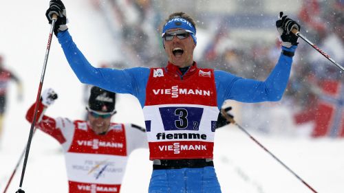 Il campione olimpico Nikita Kriukov vince la sprint di Asiago