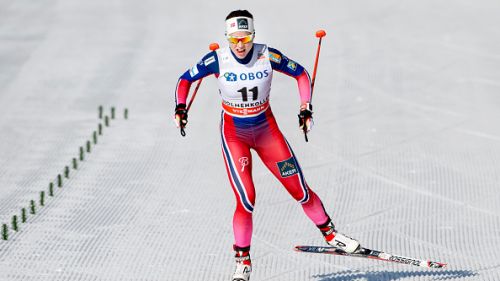 Astrid Jacobsen collassata dopo il traguardo della 15 Km di Lenzerheide, ma domani dovrebbe partire