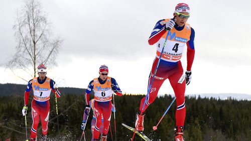 Mario Seidl è il migliore nel segmento di salto della seconda gundersen di Lillehammer