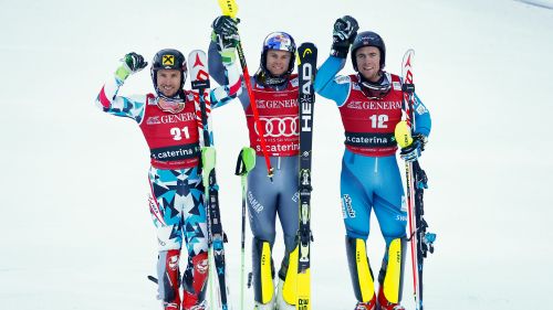 Pinturault: “Non pensavo bastasse per vincere”. Hirscher: “Ora un po’ di riposo”