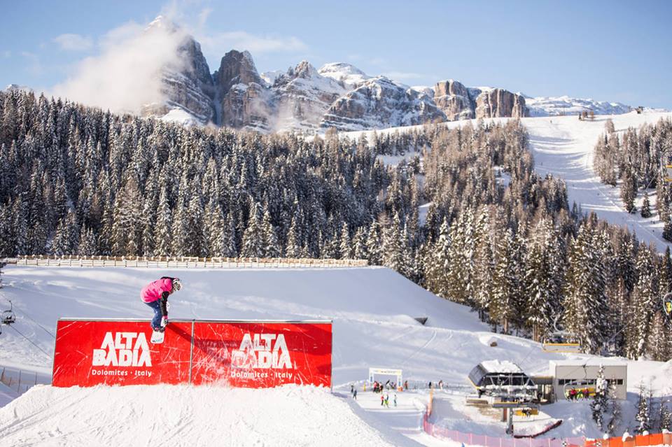 Drop in nello snowpark Alta Badia