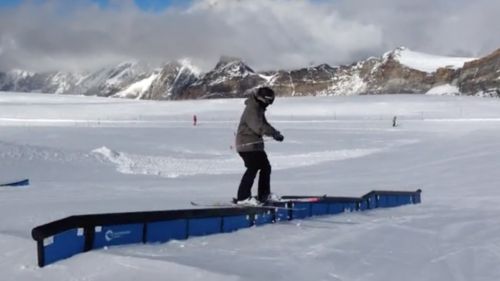 Primo giorno di freeski a Zermatt con Alessandro Bianchetti