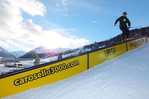 Dragon Rail Jam a Livigno Carosello 3000