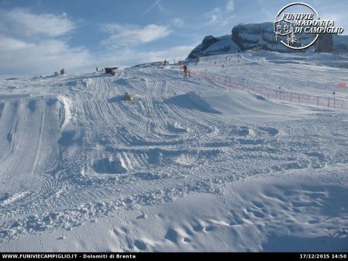 La foto dei lavori in corso all'Ursus Snowpark