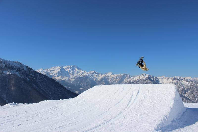 Nobili Snowpark all'Alpe di Mera un setup adrenalinico