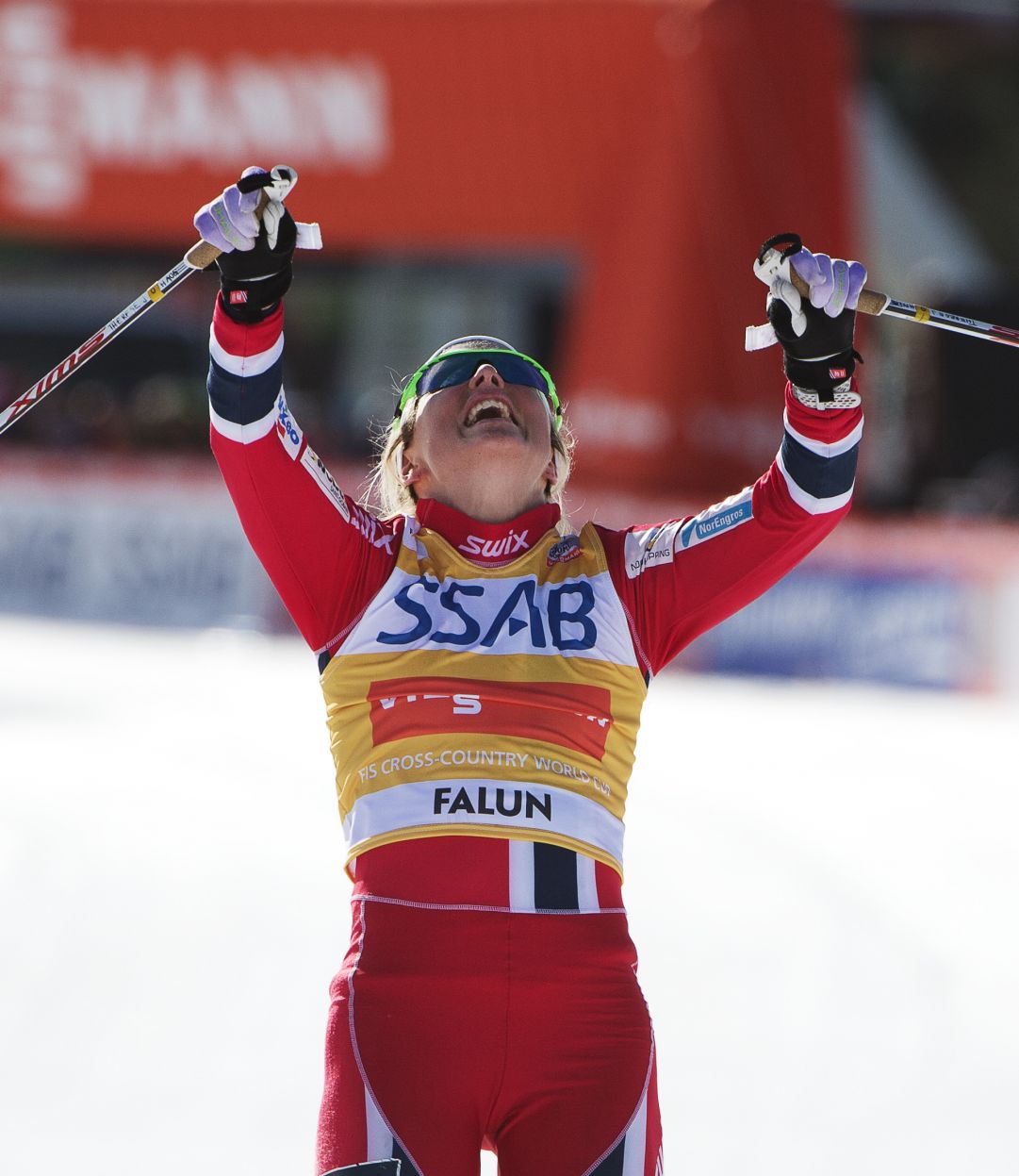 Therese Johaug e Marit Bjoergen si spartiscono le gare di Aure al Toppidrettsveka 2014