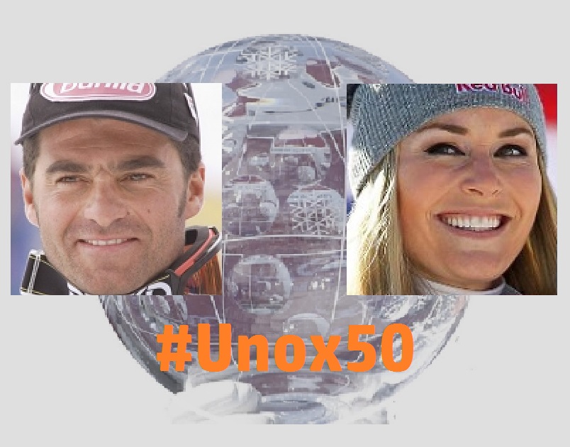 #Unox50: è il momento della gran finale. Alberto Tomba vs Lindsey Vonn