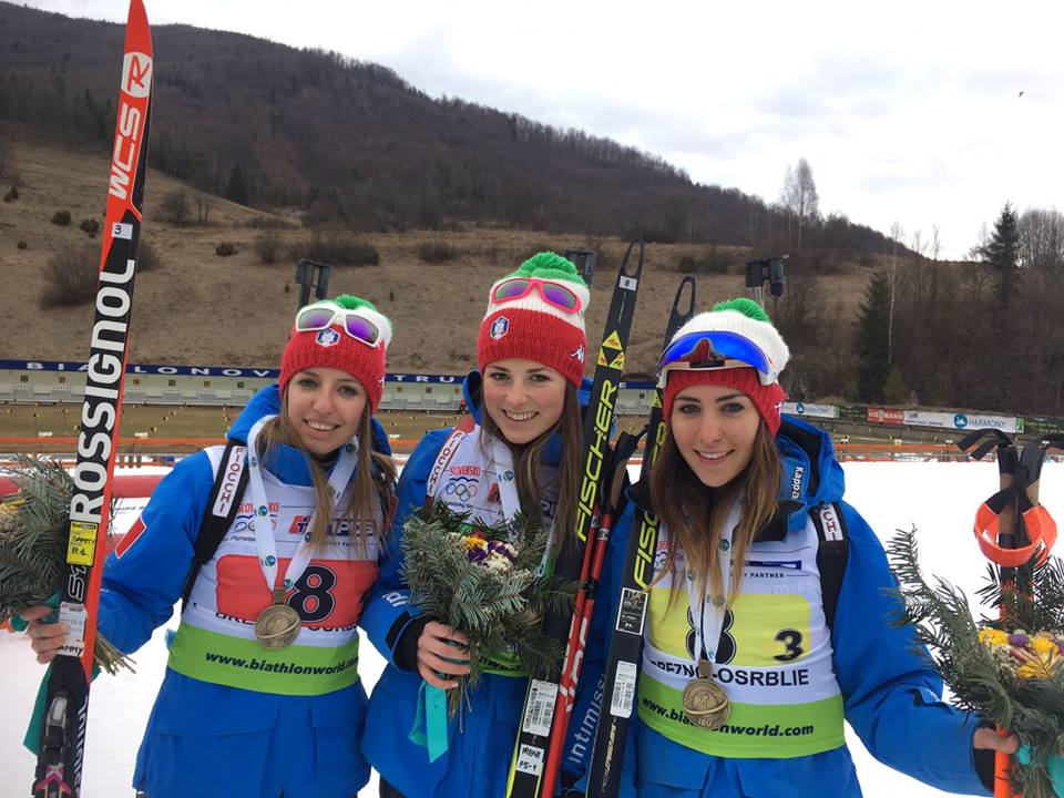 Mondiali Youth Biahtlon: Staffetta femminile di Bronzo, vince la Russia