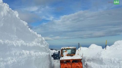 La Majelletta sommersa: chiusa la strada da Passo Lanciano