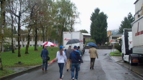Tempo inclemente su Lecco, ma nonostante la pioggia Lisa Vittozzi e Lukas Hofer non hanno bisogno di ombrelli