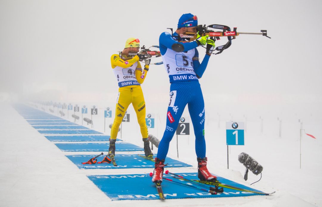 Italia seconda nella staffetta maschile, nella nebbia di Oberhof vince la Svezia
