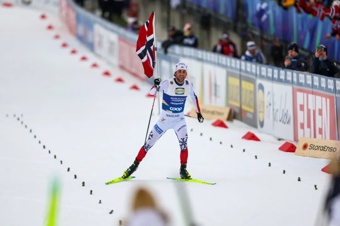 Jarl Magnus Riiber: un oro per la leggenda nell'Individual Compact dei mondiali di Trondheim, è doppietta norge con Oftebro