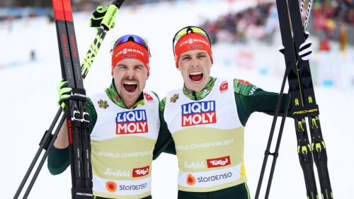 Combinata: Eric Frenzel e Fabian Riessle dominano la Team Sprint, Kostner e Pittin chiudono quinti