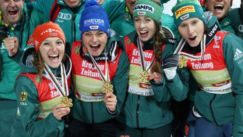 Salto: la Germania vince il primo Team Event iridato femminile della storia