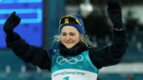 Meravigliosa Stina Nilsson nella Sprint Femminile