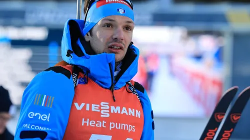Biathlon: Botn è pettorale giallo in una Coppa del Mondo dove Giacomel, quinto, parte forte