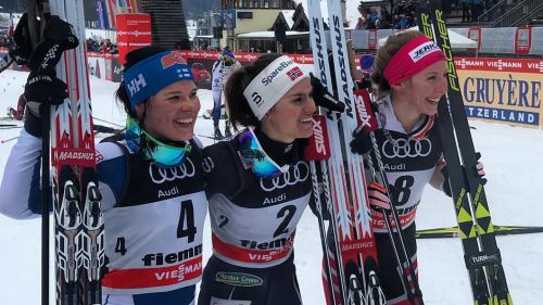 Lindsey Vonn e Christof Innerhofer al Passo San Pellegrino: 'Un allenamento proficuo'