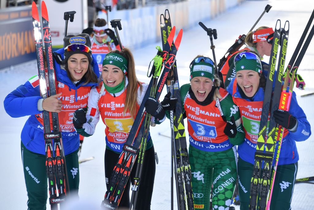 Biathlon: Italia da sogno, le azzurre trionfano nella staffetta di Hochfilzen