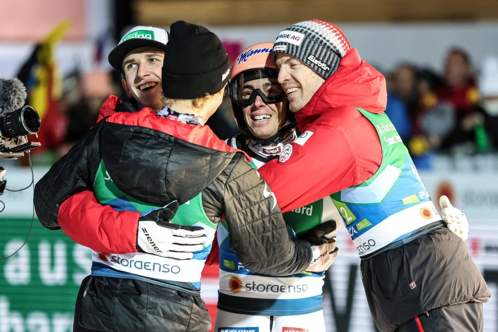 Salto con gli sci: l'Austria beffa la Slovenia nella prova a squadre di Planica, domani il gran finale di CdM
