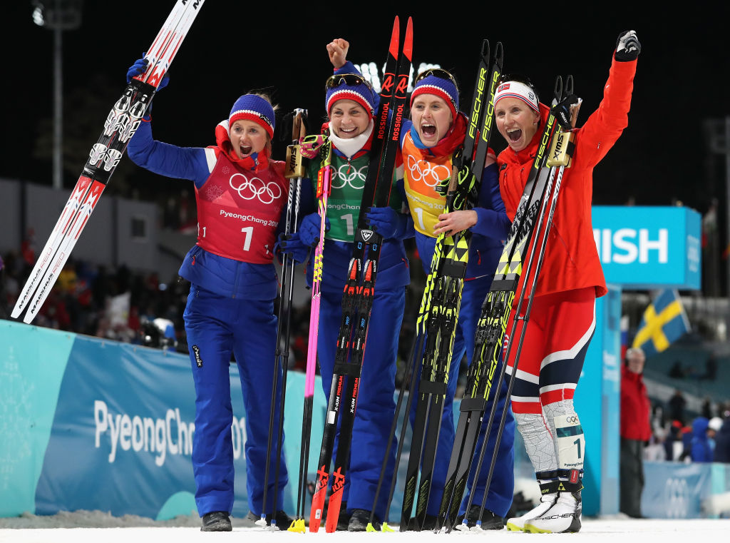 La Norvegia si riprende il trono della staffetta femminile, tredicesima medaglia olimpica per Marit Bjørgen