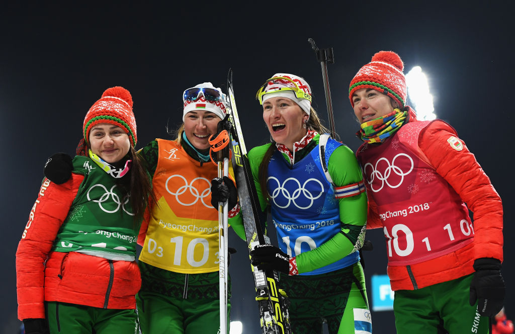 La Bielorussia trionfa nella staffetta femminile, quarto oro olimpico per Darya Domracheva