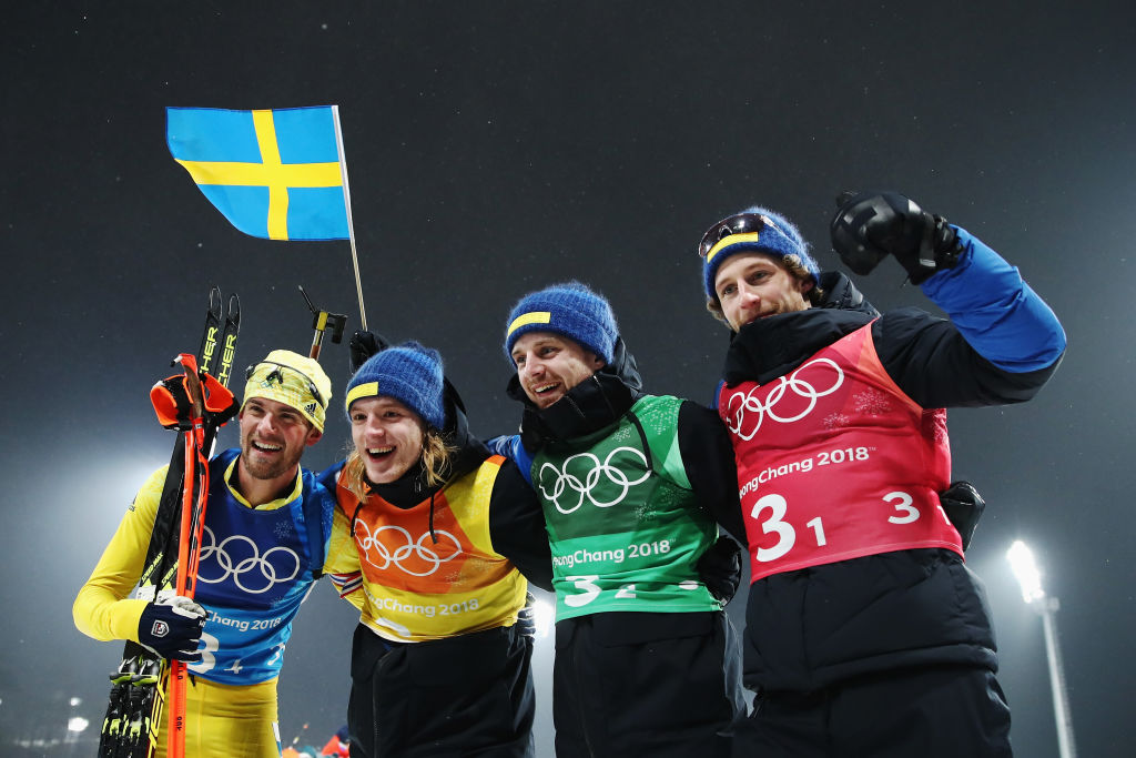 La Svezia trionfa clamorosamente nella staffetta maschile