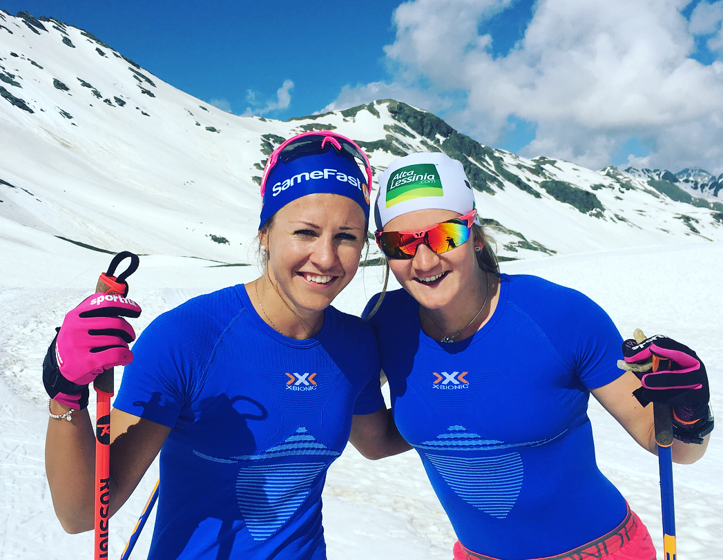 Nazionale femminile al lavoro al Passo dello Stelvio