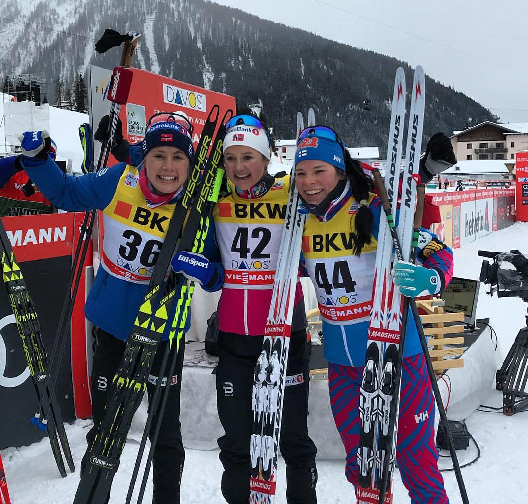 Ingvild Flugstad Østberg vince la 10 Km in skating di Davos