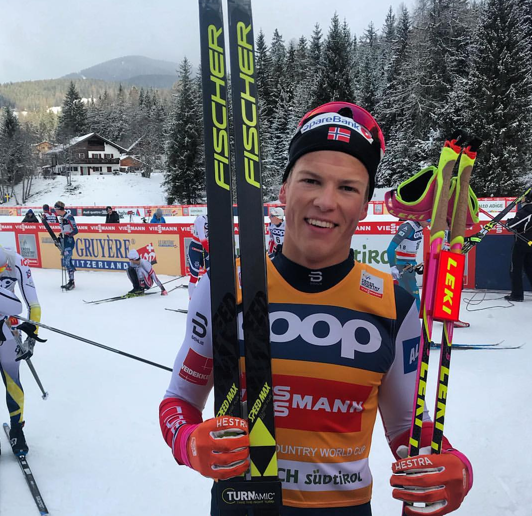 Johannes Høsflot Klæbo vince in rimonta l'Inseguimento in tecnica classica di Dobbiaco