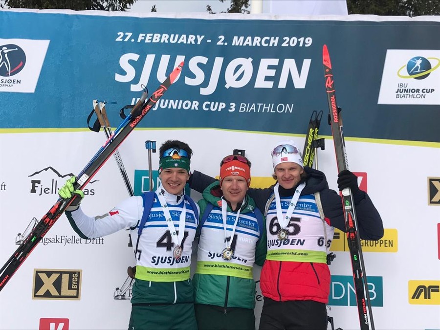 Biathlon: Tommaso Giacomel sale sul podio nella Sprint di Sjusjoen