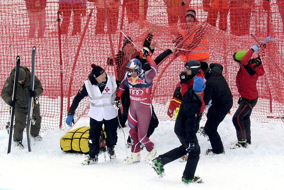 Svindal:'A Lake Louise forse solo le prove, il ginocchio mi fa male'