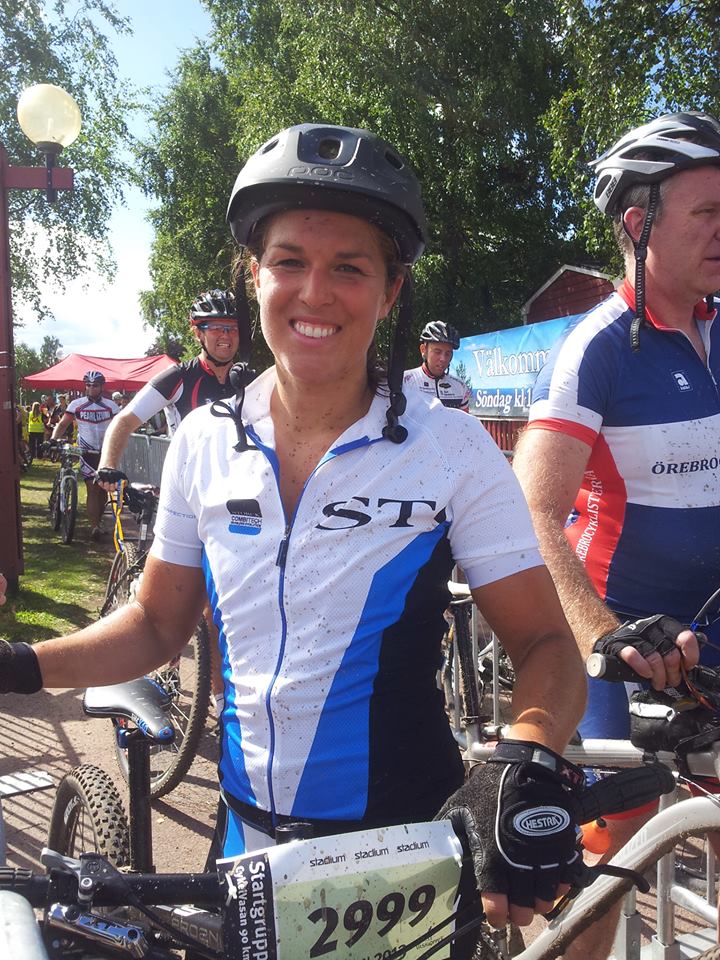 Maria Pietilä Holmner, incidente in bicicletta