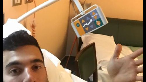 Giovanni Borsotti, aggiornamento: trauma distorsivo al ginocchio sinistro e la rottura 'a secchio' del menisco mediale.