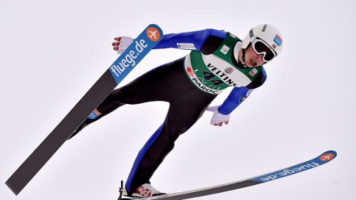 Jarl Magnus Riiber il migliore nel salto nella gundersen bis a Ruka