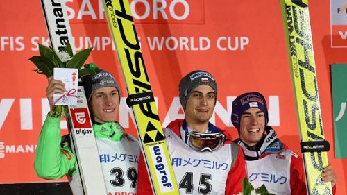 A Sapporo Maciej Kot  e Peter Prevc vincono ex aequo!