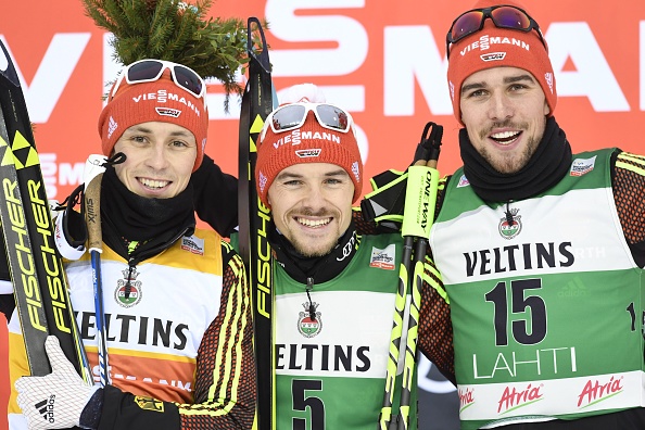 Con una rimonta vincente, Fabian Rießle guida una nuova tripletta tedesca a Lahti