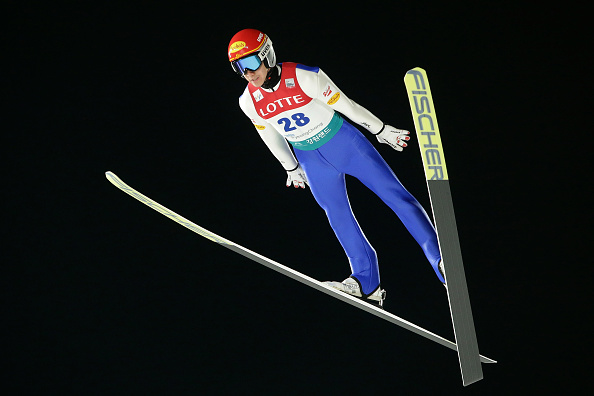 Mario Seidl dominatore sul trampolino di PyeongChang: nuovamente in testa dopo il salto della seconda gundersen