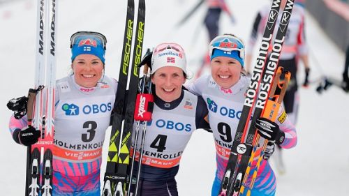 Assolo di Bjørgen nella 30 km di Oslo