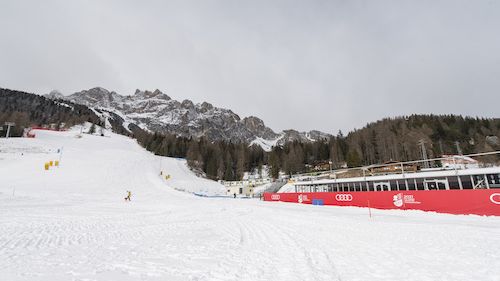 Pronta la nuova finish area di Rumerlo a Cortina d'Ampezzo