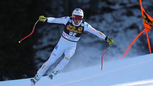 Mattia Casse vince la prima delle due discese maschili di Coppa Europa di Wengen